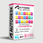 Autodesk 2025 All Apps 1-Year Subscription – Multi-Device Access for Windows & Mac