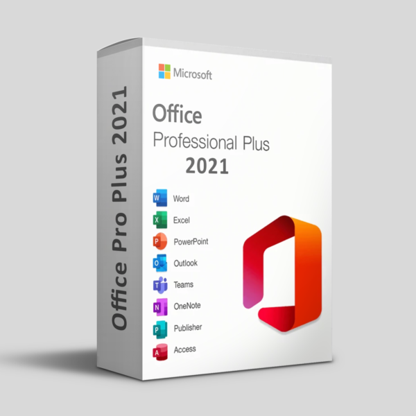 Microsoft Office Professional Plus 2021 Box – Genuine Lifetime Activation Key for Windows